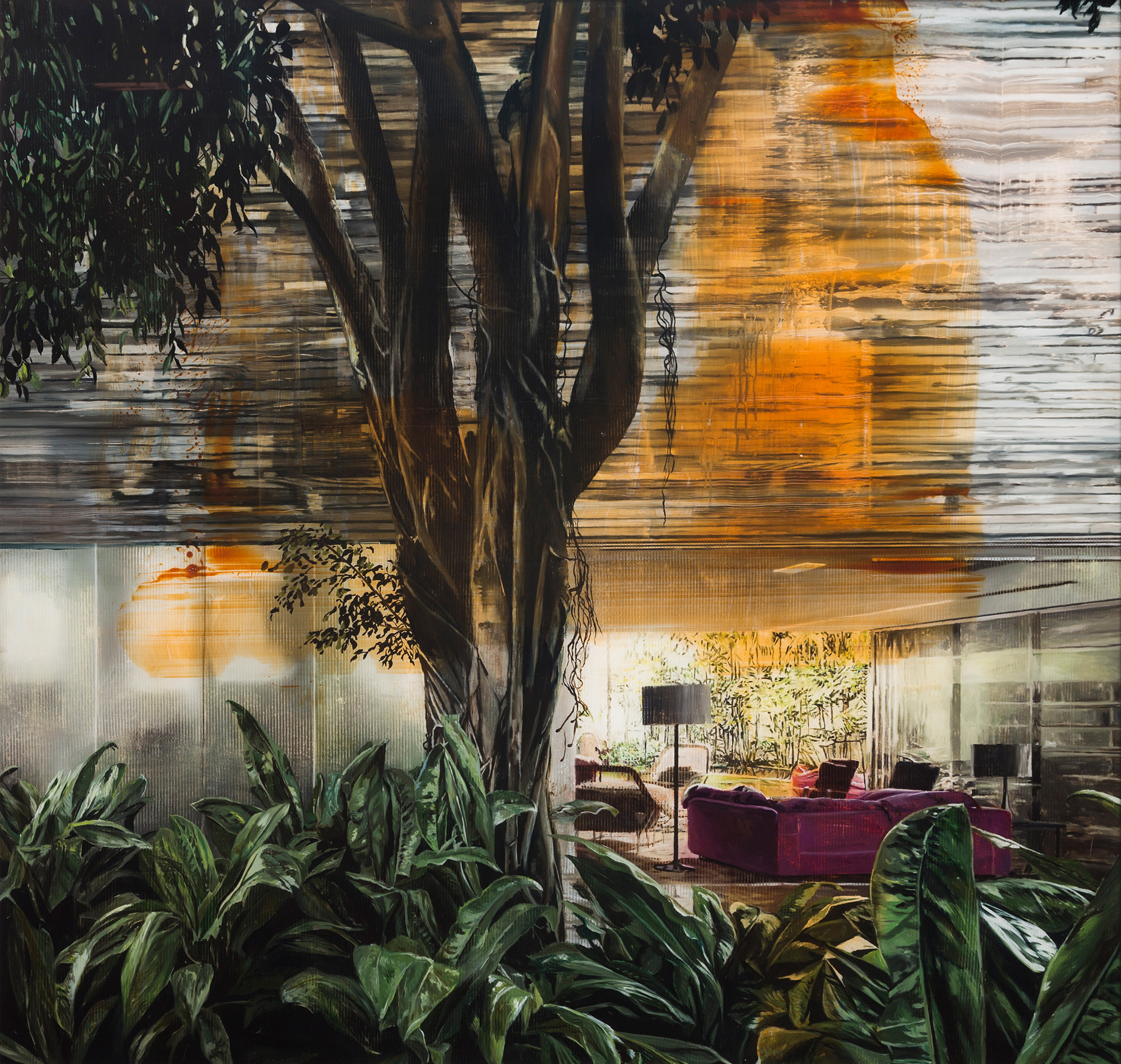Ficus-Elastica-2015-oil-on-plexiglass-140x150cm