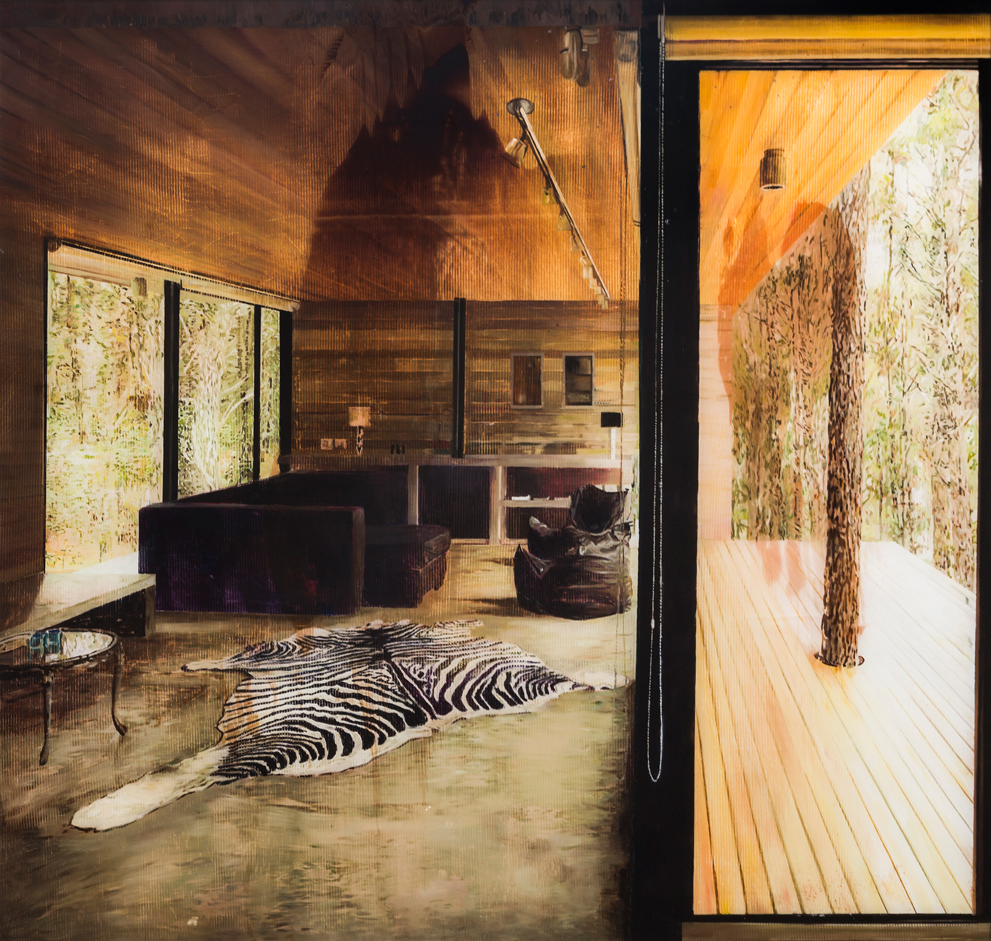 Zebras-House-2015-oil-on-plexiglass-140X150cm